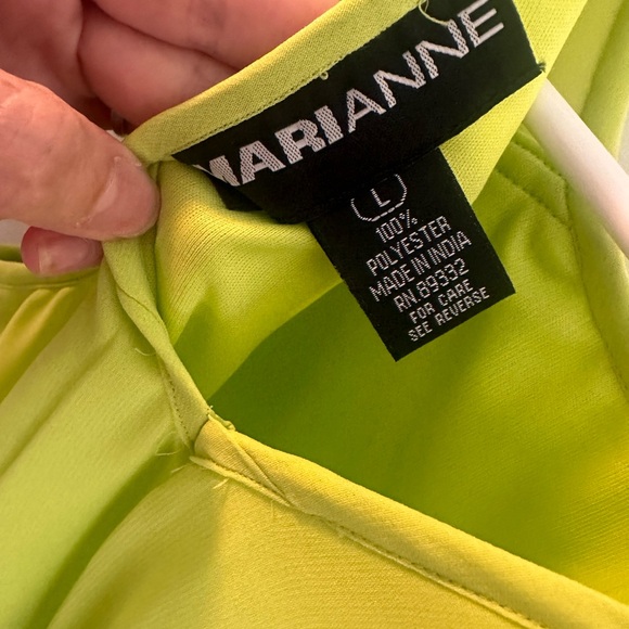 Vibrant color knee length dress sz Large - Picture 3 of 6